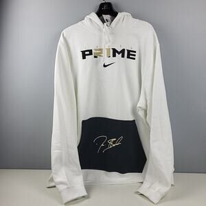 Nike Coach Prime 2.0 White Club Deion Sanders Hoodie Sweatshirt